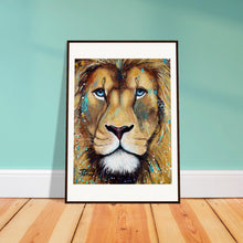 Load image into Gallery viewer, Blue Eyes Wooden Framed Print