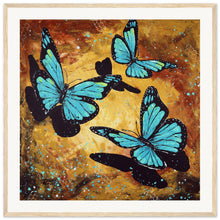 Load image into Gallery viewer, Fluttering Forward Wooden Framed Print