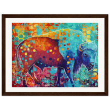Load image into Gallery viewer, Bye-Son Print Wooden Framed
