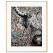 Load image into Gallery viewer, Hair In My Eyes Print Wooden Framed