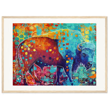 Load image into Gallery viewer, Bye-Son Print Wooden Framed