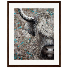 Load image into Gallery viewer, Hair In My Eyes Print Wooden Framed