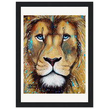 Load image into Gallery viewer, Blue Eyes Wooden Framed Print