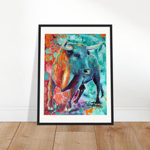 Load image into Gallery viewer, No Bull Print Wooden Framed