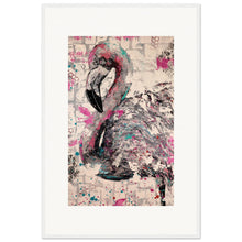 Load image into Gallery viewer, Flamingo Wooden Framed Print