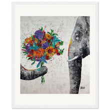 Load image into Gallery viewer, Dont Eat My Flowers Again Wooden Framed Print