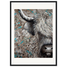 Load image into Gallery viewer, Hair In My Eyes Print Wooden Framed