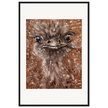 Load image into Gallery viewer, Emu King Wooden Framed Print