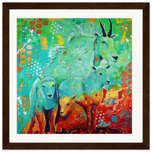 Load image into Gallery viewer, Living On The Edge Print Wooden Framed