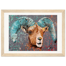 Load image into Gallery viewer, Bighorn Wooden Framed Print