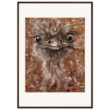 Load image into Gallery viewer, Emu King Wooden Framed Print
