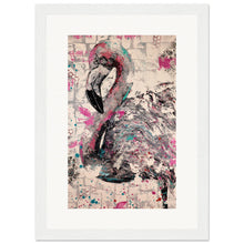 Load image into Gallery viewer, Flamingo Wooden Framed Print