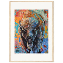 Load image into Gallery viewer, Buffalo Wooden Framed Print