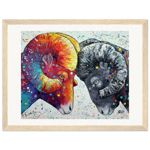 Load image into Gallery viewer, When Opposites Collide Print Wooden Framed