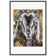 Load image into Gallery viewer, Crazy Eyes Wooden Framed Print