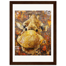 Load image into Gallery viewer, Long Neck, Long Lashes Museum-Quality Wooden Framed Print