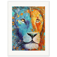 Load image into Gallery viewer, Lionheart Wooden Framed Print