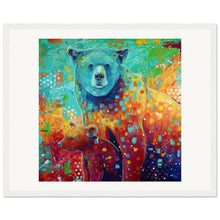 Load image into Gallery viewer, Mama And Baby Bear Print Wooden Framed