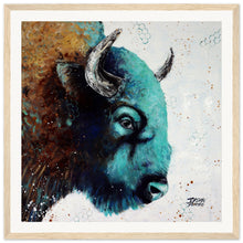 Load image into Gallery viewer, Side Eye Sam Print Wooden Framed