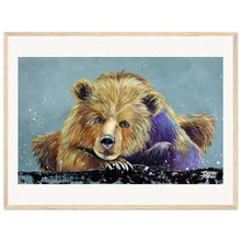 Load image into Gallery viewer, Taking A Break Print Wooden Framed