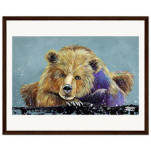 Load image into Gallery viewer, Taking A Break Print Wooden Framed