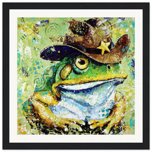 Load image into Gallery viewer, There is a new Sheriff In Town Wooden Framed Print