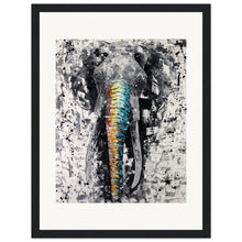 Load image into Gallery viewer, Colorful Trunk Wooden Framed Print