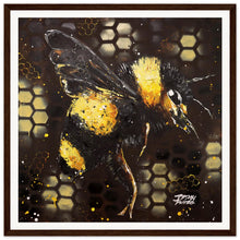 Load image into Gallery viewer, Out After Dark Wooden Framed Print