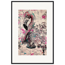 Load image into Gallery viewer, Flamingo Wooden Framed Print