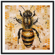 Load image into Gallery viewer, Honey And Gold Wooden Framed Print