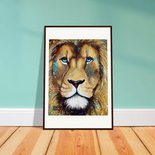 Load image into Gallery viewer, Blue Eyes Wooden Framed Print