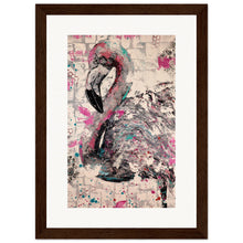 Load image into Gallery viewer, Flamingo Wooden Framed Print