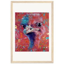 Load image into Gallery viewer, Double Bubble Print Wooden Framed