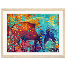 Load image into Gallery viewer, Bye-Son Print Wooden Framed