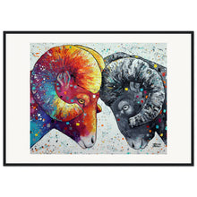 Load image into Gallery viewer, When Opposites Collide Print Wooden Framed