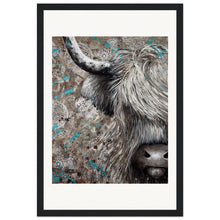 Load image into Gallery viewer, Hair In My Eyes Print Wooden Framed