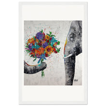Load image into Gallery viewer, Dont Eat My Flowers Again Wooden Framed Print