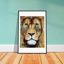 Load image into Gallery viewer, Blue Eyes Wooden Framed Print