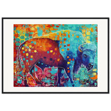 Load image into Gallery viewer, Bye-Son Print Wooden Framed