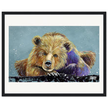 Load image into Gallery viewer, Taking A Break Print Wooden Framed