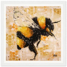Load image into Gallery viewer, Buzz To The Right Wooden Framed Print