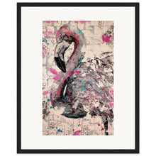 Load image into Gallery viewer, Flamingo Wooden Framed Print