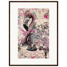 Load image into Gallery viewer, Flamingo Wooden Framed Print
