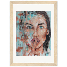 Load image into Gallery viewer, Work In Progress Print Wooden Framed