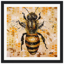 Load image into Gallery viewer, Honey And Gold Wooden Framed Print