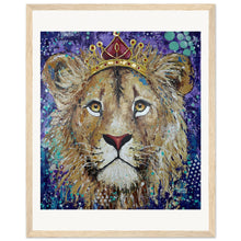 Load image into Gallery viewer, Princess of the Pride Prin Wooden Framed