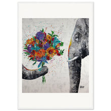 Load image into Gallery viewer, Dont Eat My Flowers Again Wooden Framed Print
