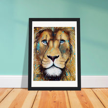 Load image into Gallery viewer, Blue Eyes Wooden Framed Print