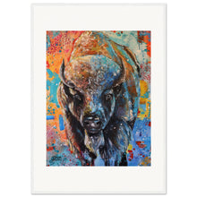 Load image into Gallery viewer, Buffalo Wooden Framed Print