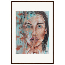 Load image into Gallery viewer, Work In Progress Print Wooden Framed